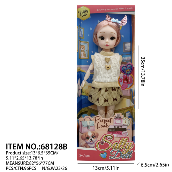 12寸实身娃娃精美开窗盒 TS-68128B