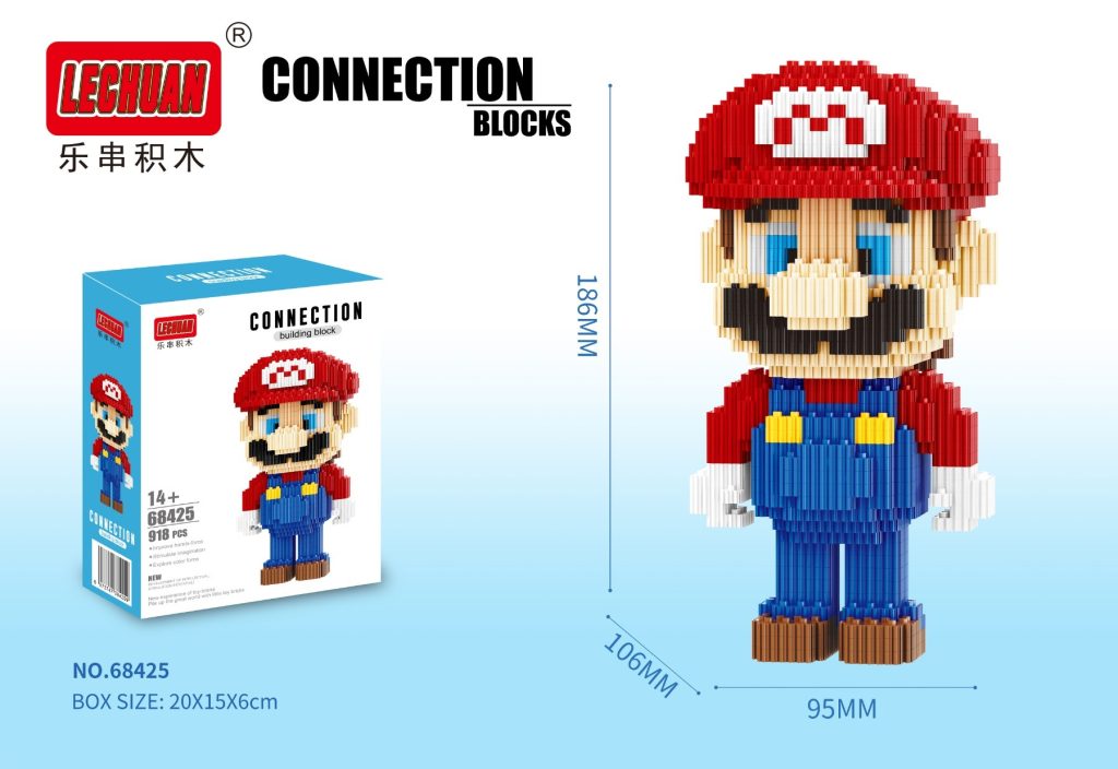 Mario (small particles Bricks educational toys put together Bricks) TS-68425